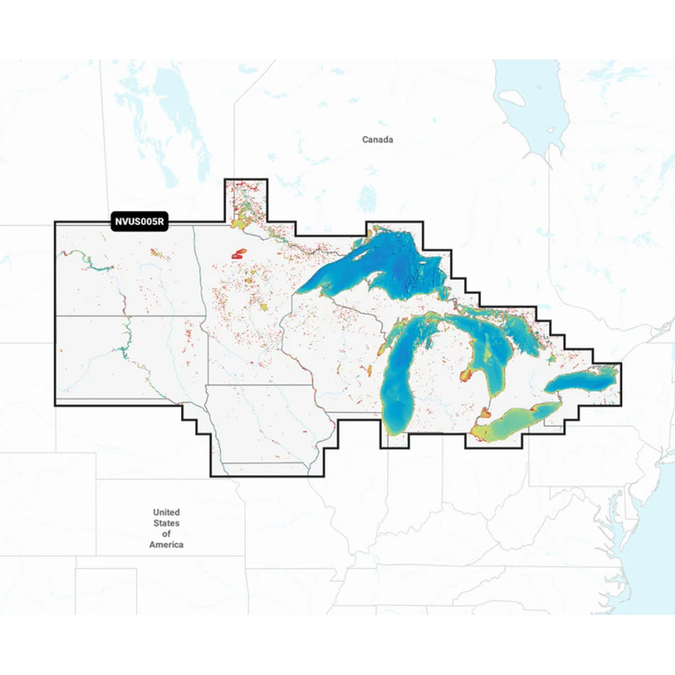 Garmin Navionics Vision+ NVUS005R Nord des États-Unis [010-C1289-00]