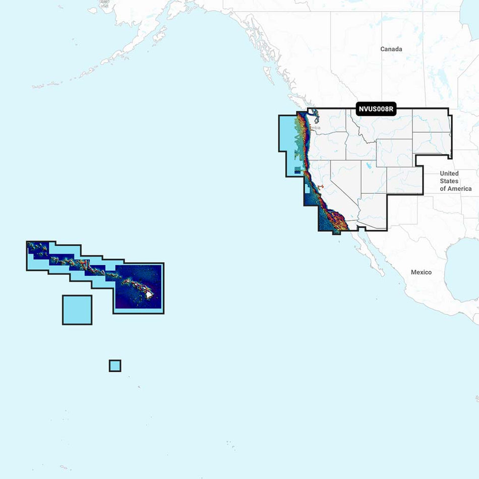 Garmin Navionics Vision+ NVUS008R États-Unis Ouest [010-C1292-00]