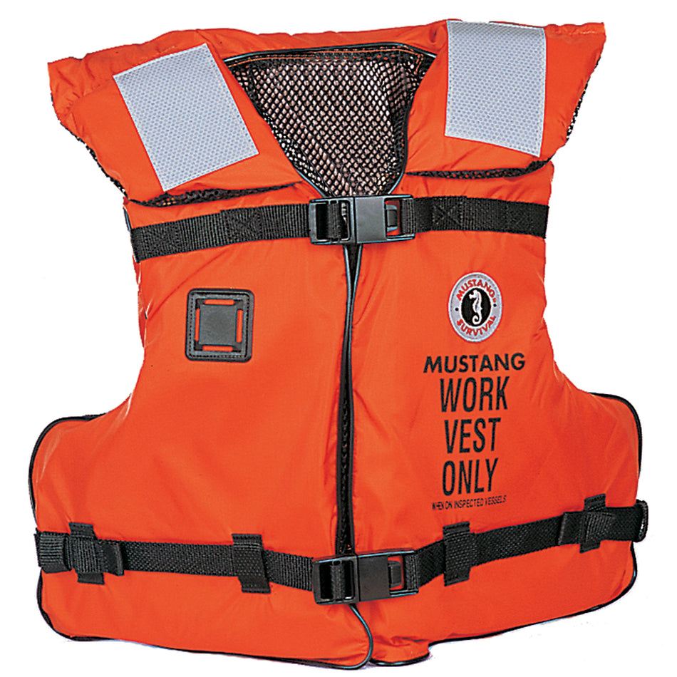 Gilet de travail Mustang Type III/V - Orange - Adulte universel [MV3192-2-0-16]