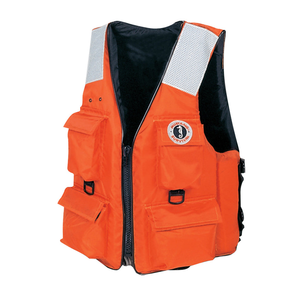 Gilet de flottaison à 4 poches Mustang - Orange - XL [MV3128T2-2-XL-216]