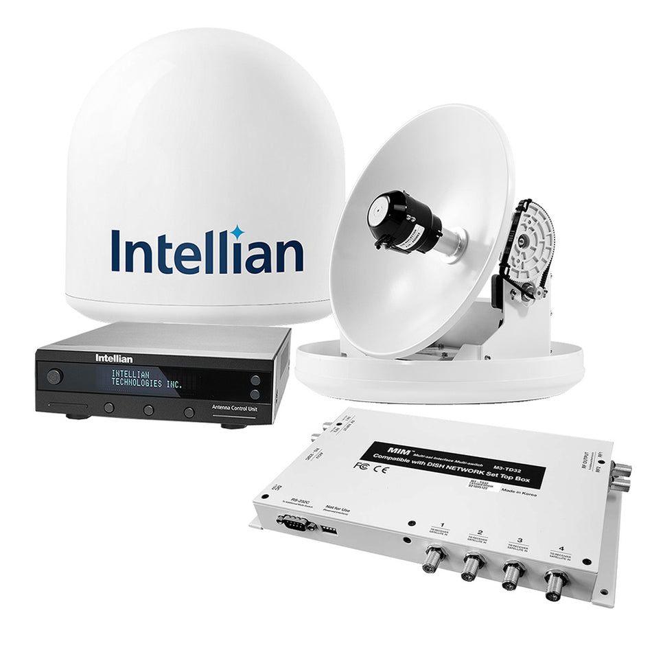 Système Intellian i2 US avec DISH/Bell MIM-2 (avec câble RG6 3M) Câble RG6 15M [B4-209DN2]