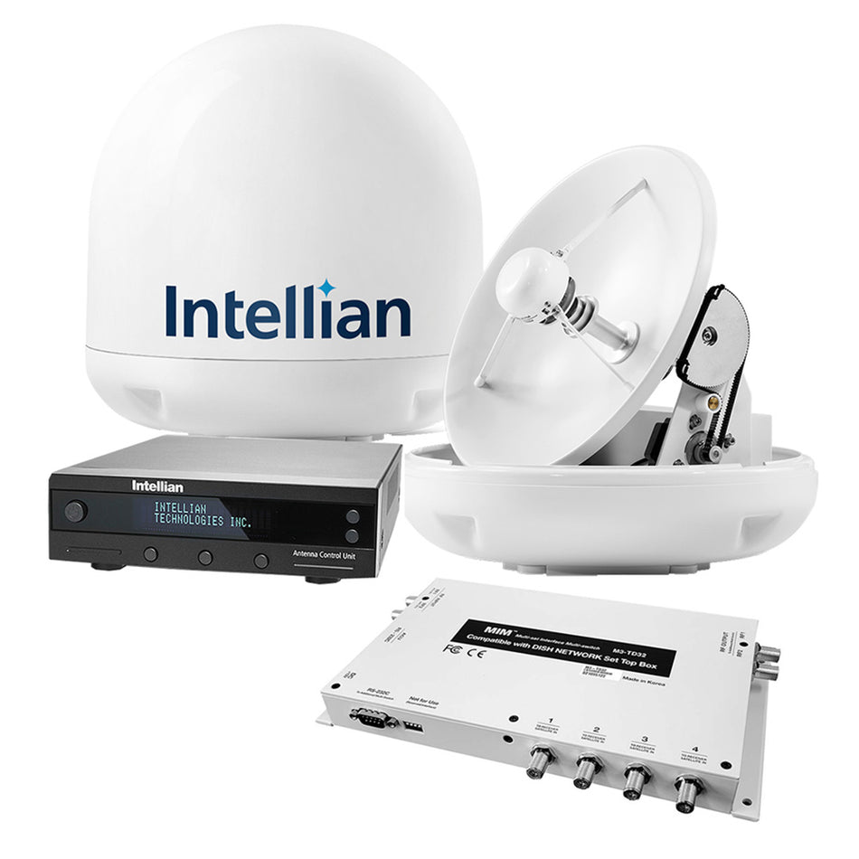 Système Intellian i3 US avec DISH/Bell MIM-2 (avec câble RG6 3M) Câble RG6 15M [B4-309DN2]