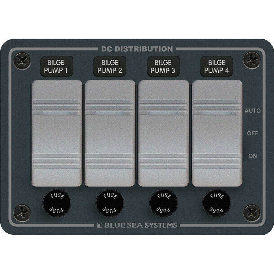 Blue Sea 8666 Contura 4 Bilge Pump Control Panel [8666]