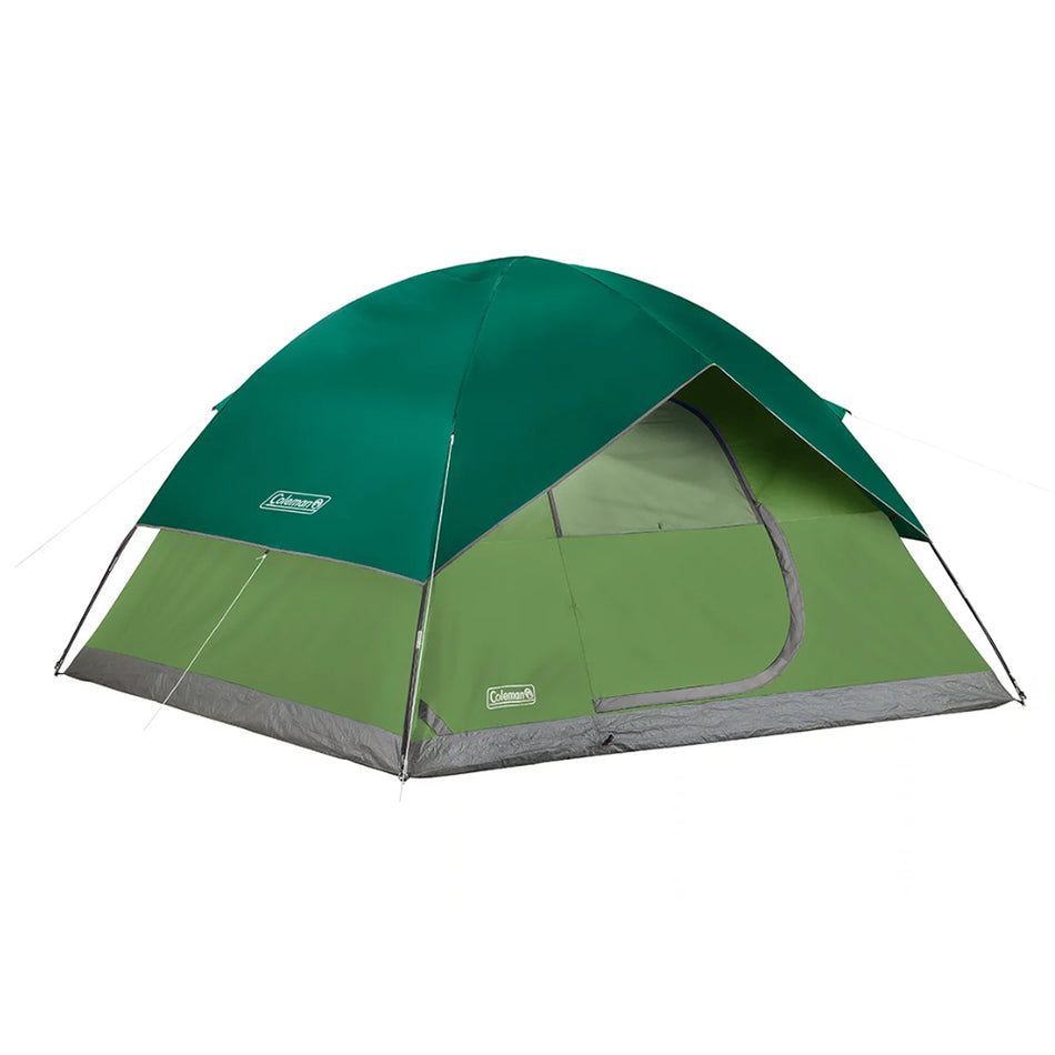 Tente de camping Coleman Sundome pour 6 personnes – Vert épicéa [2155648]