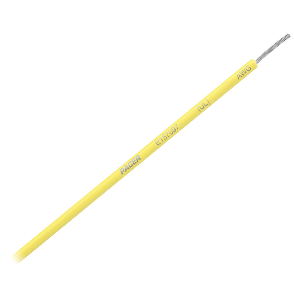 Fil primaire jaune Pacer 14 AWG - 25 [WUL14YL-25]