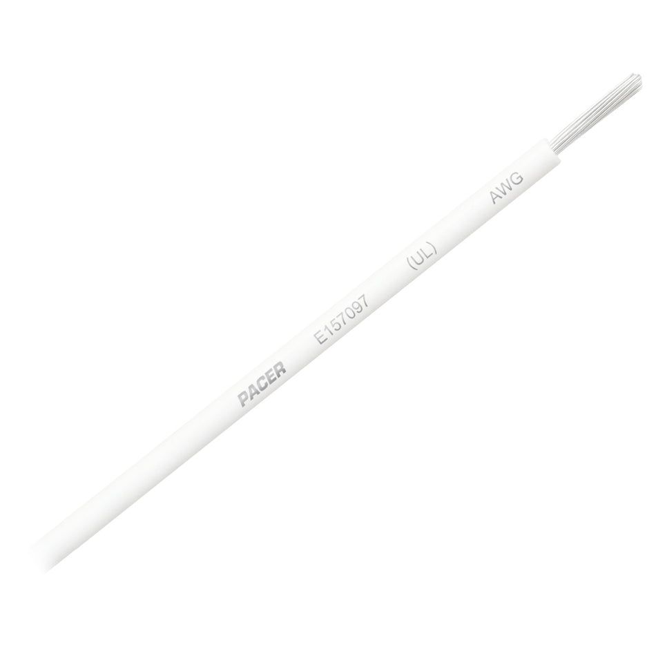 Fil primaire Pacer blanc 14 AWG - 25 [WUL14WH-25]