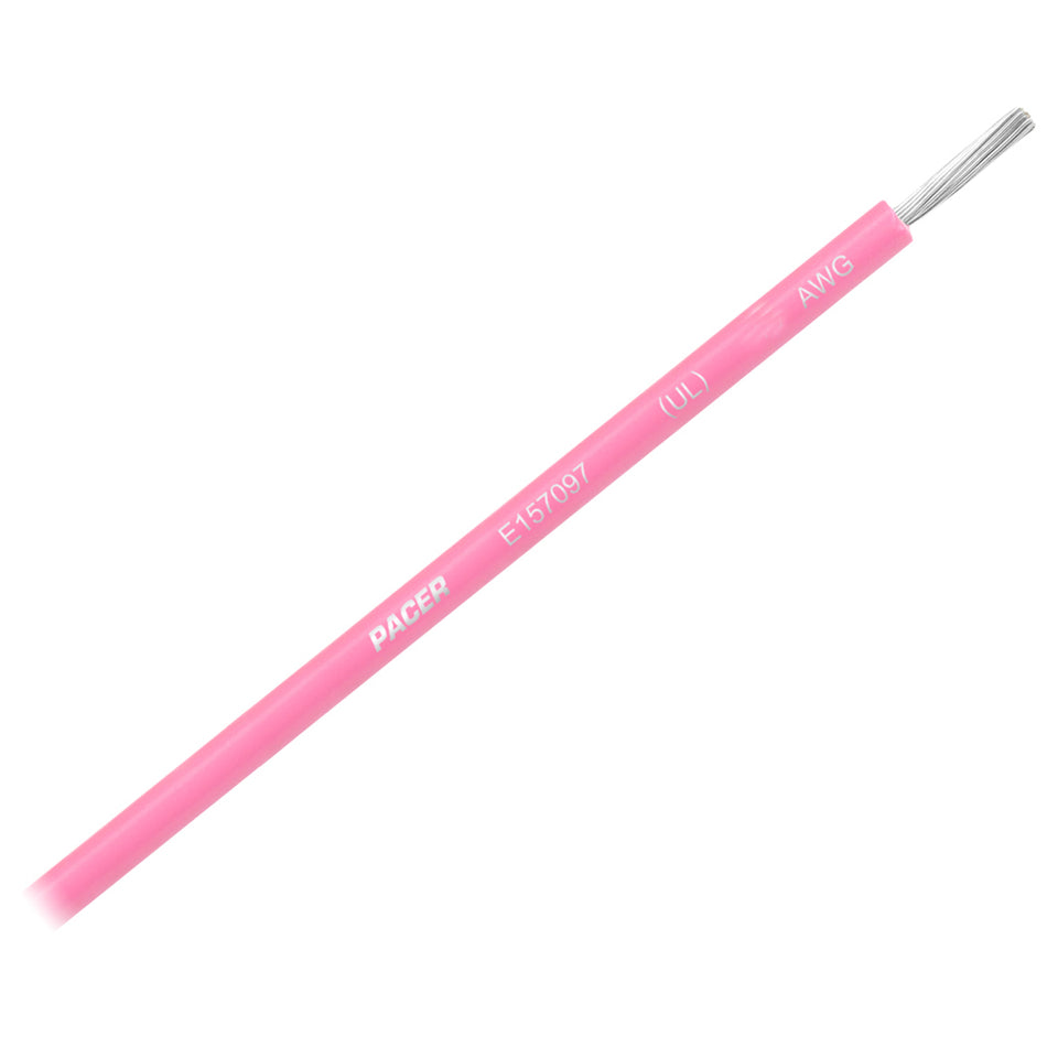 Fil primaire Pacer Pink 14 AWG - 25 [WUL14PK-25]