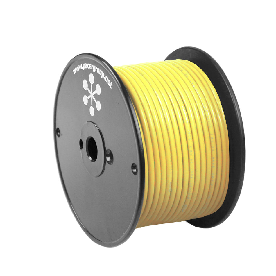 Fil primaire jaune Pacer 14 AWG - 100 [WUL14YL-100]