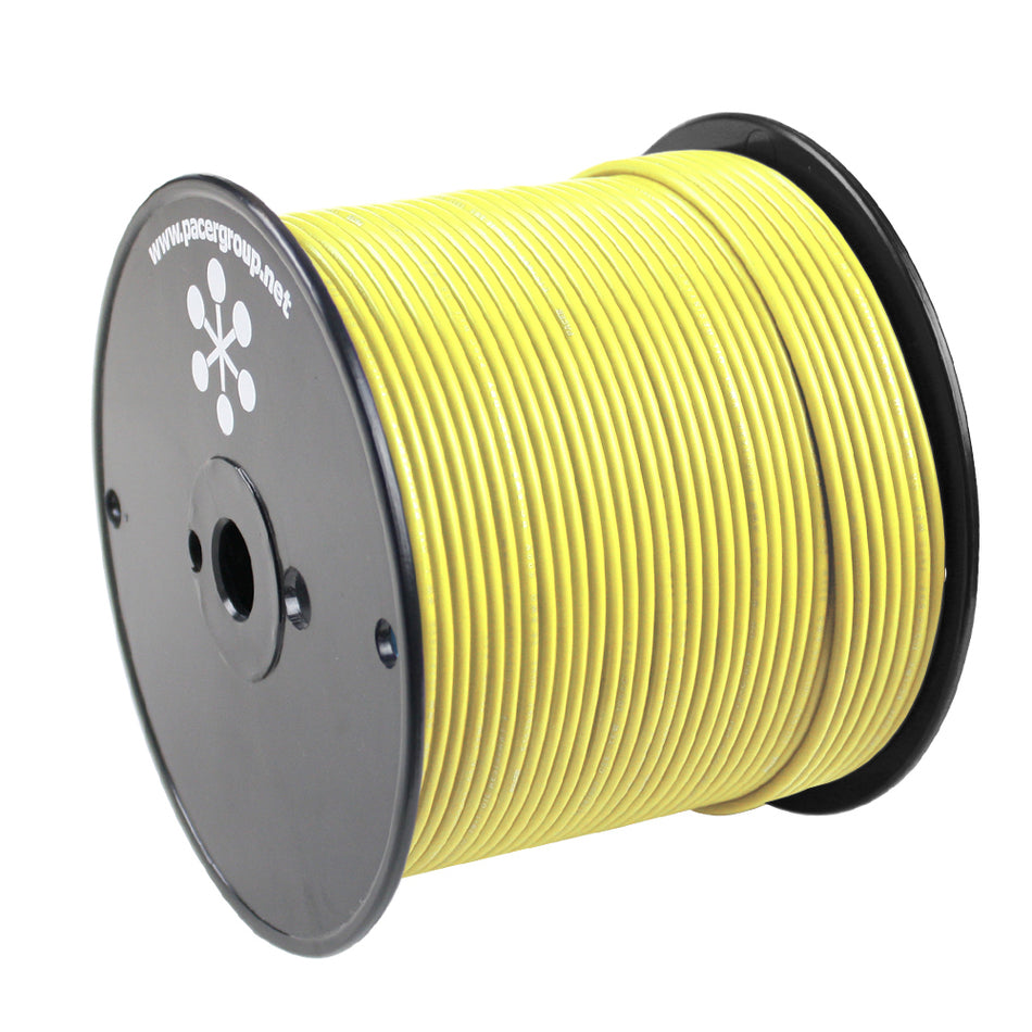 Fil primaire jaune Pacer 14 AWG - 500 [WUL14YL-500]