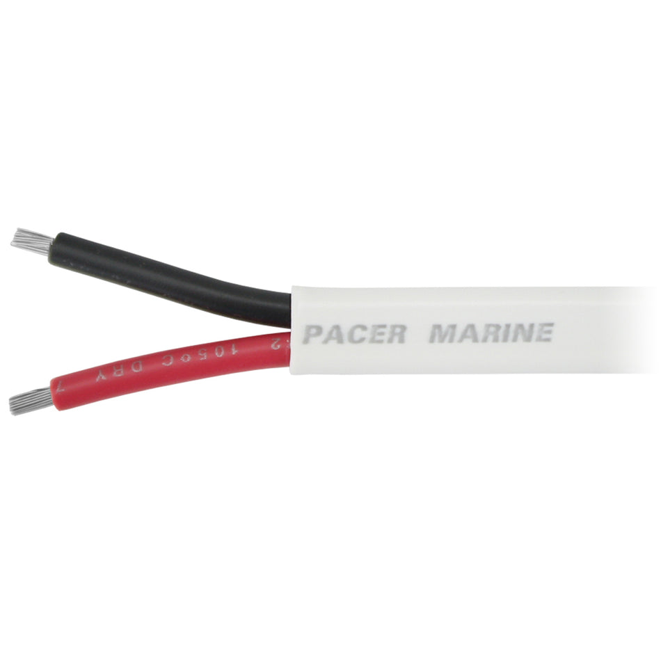 Câble duplex Pacer 18/2 AWG - Rouge/noir - 100 [W18/2DC-100]