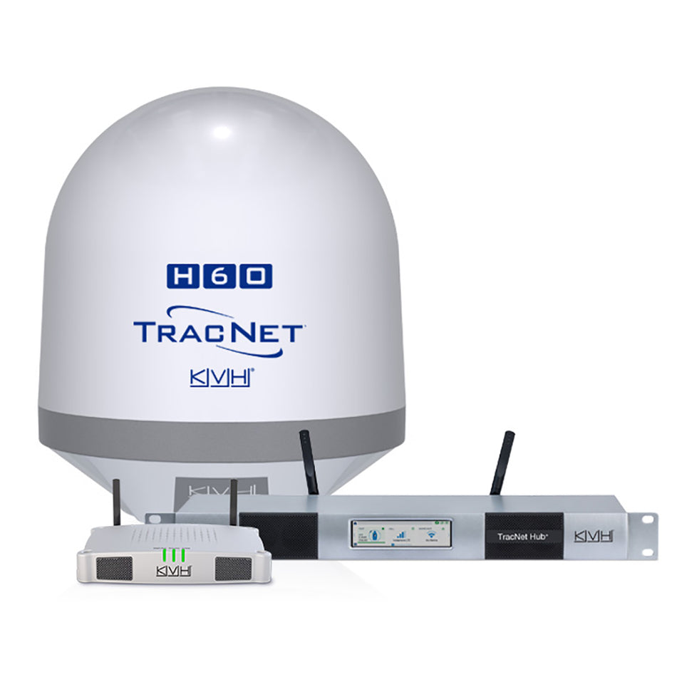 Antenne bande Ku KVH TracNet H60 avec hub TracNet [01-0436-11]