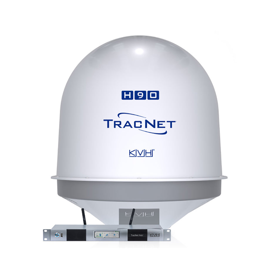 Antenne KVH TracNet H90 en bande Ku avec concentrateur TracNet [01-0441-11]