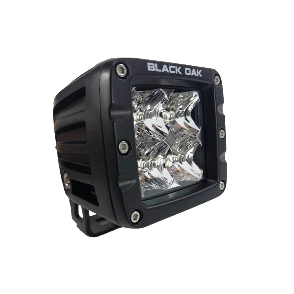 Lampe à LED Black Oak 2" - Optique spot - Boîtier noir - Série Pro 3.0 [2S-POD10CR]