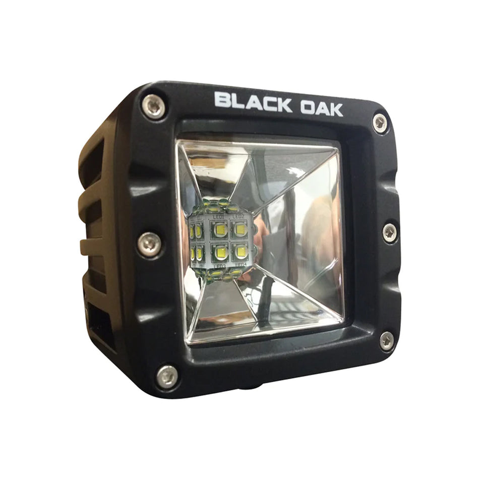 Module d'éclairage LED Black Oak 2" - Optique de scène - Boîtier noir - Série Pro 3.0 [2SL-POD10CR]