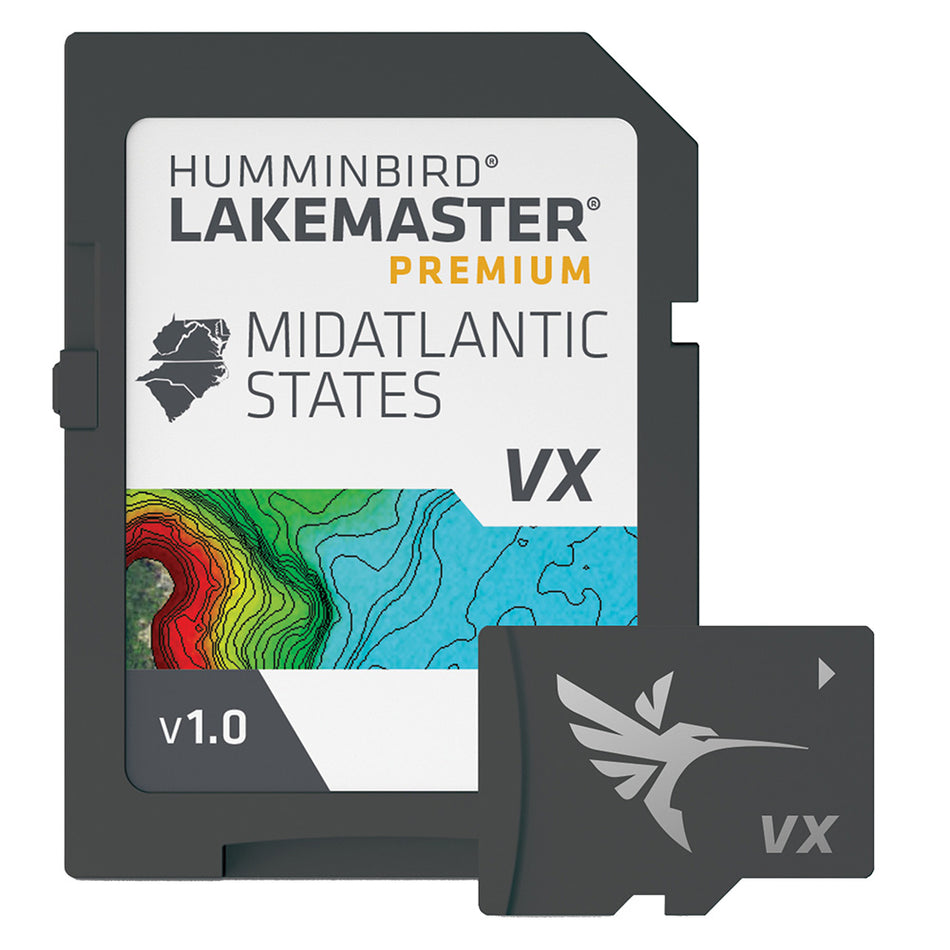 Humminbird LakeMaster VX Premium - États du centre de l'Atlantique [602004-1]