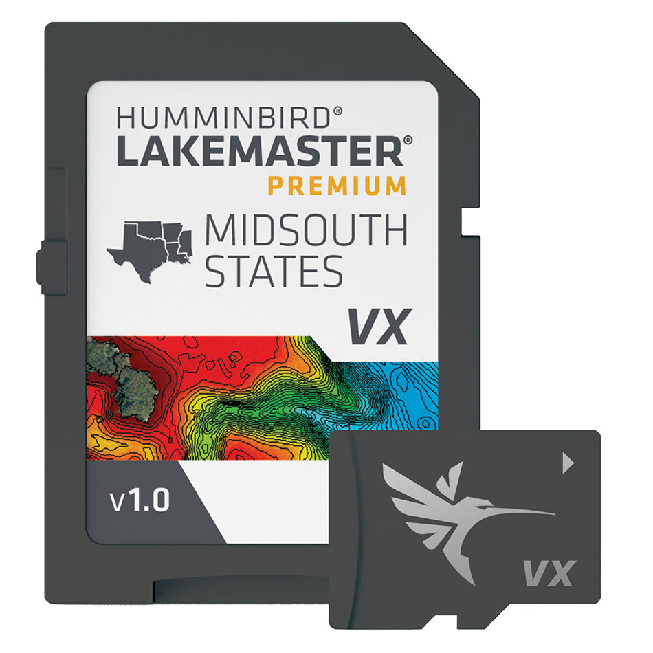 Humminbird LakeMaster VX Premium - États du centre et du sud [602005-1]