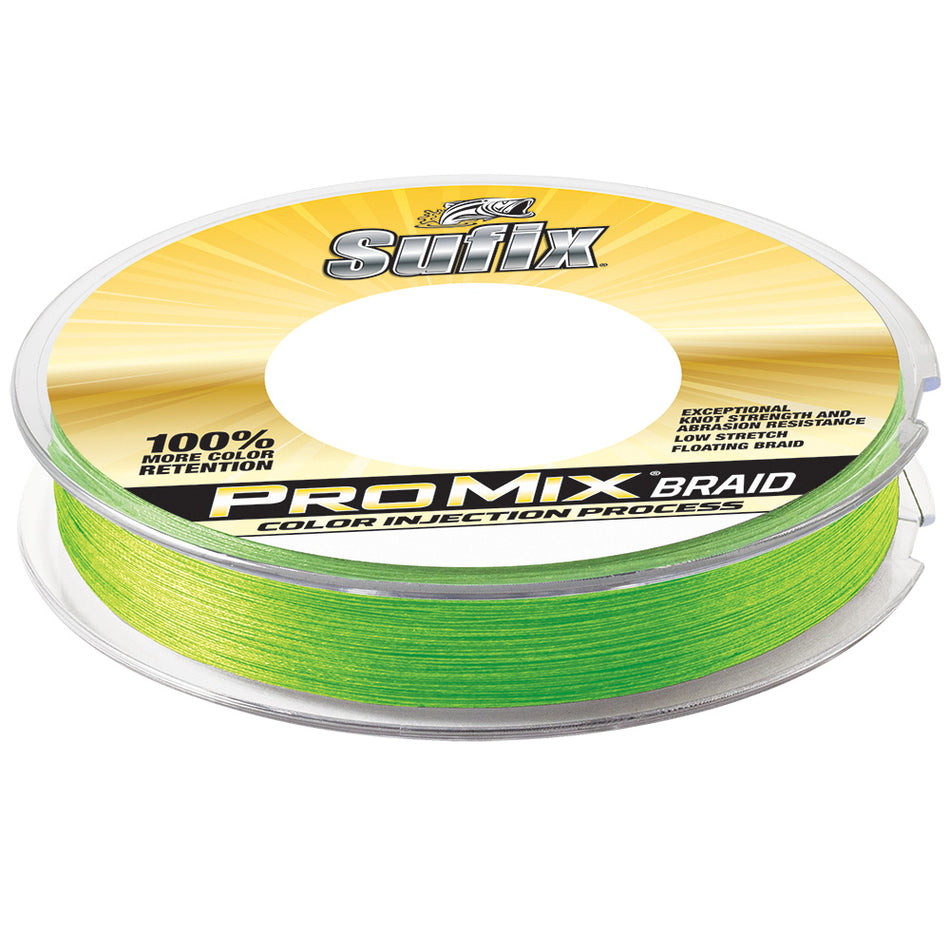 Tresse Sufix ProMix - 10 lb - Citron vert fluo - 300 verges [630-110L]