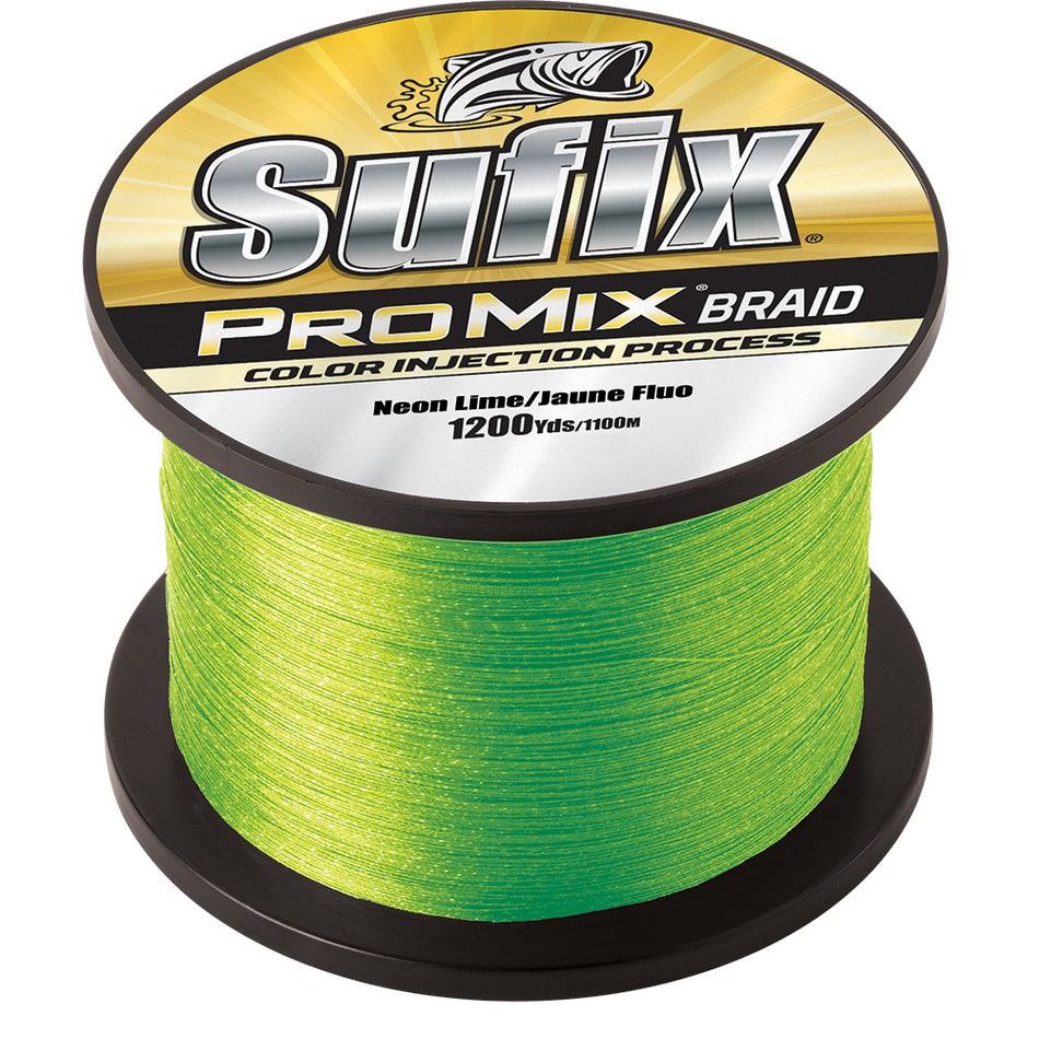 Tresse Sufix ProMix - 30 lb - Citron vert fluo - 1 200 verges [630-330 L]