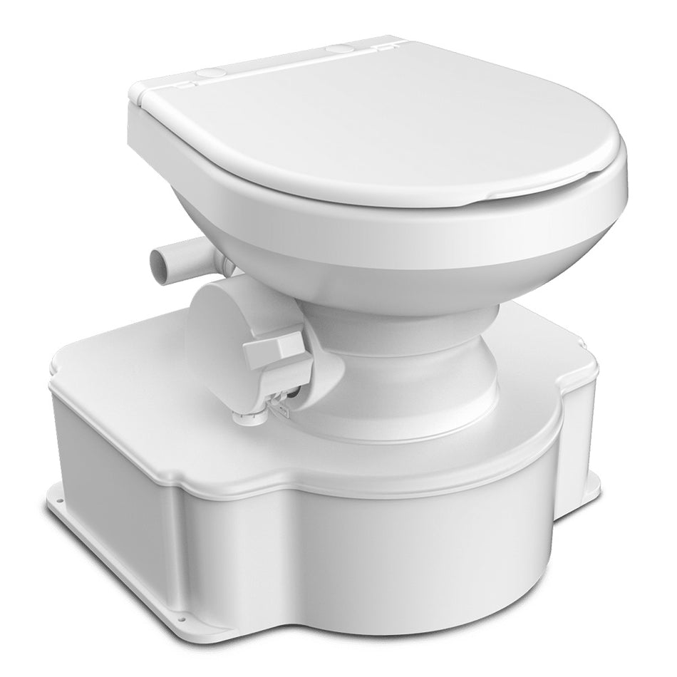 Toilettes à gravité marines Dometic White M65 - Taille de siège standard avec pédale [312070001]